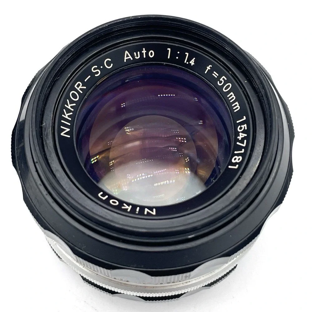VTG SearsKS Auto 35mm SLR Camera Asahi Pentax 50mm f/2 Lens+Nikkor 50mm f/1.4‎
